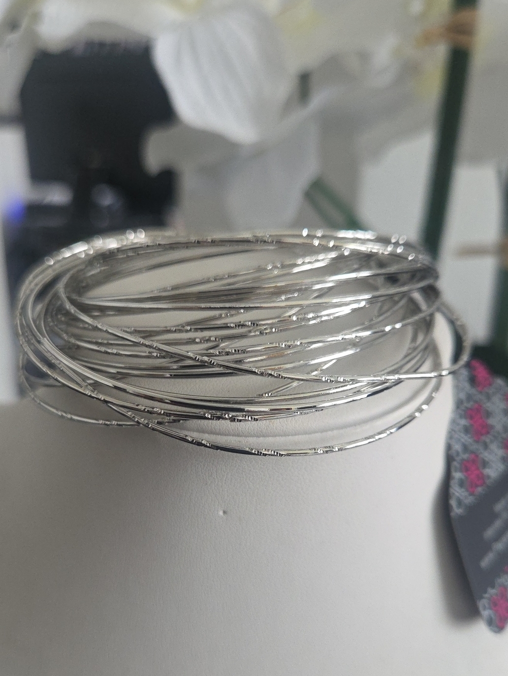 Paparazzi I Eat Glitter For Breakfast Silver Bracelet NWT